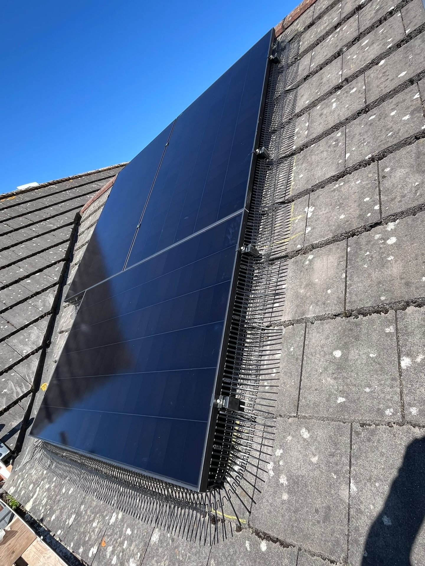 Solar panel installation house — Makse Electrical & Renewables project photo