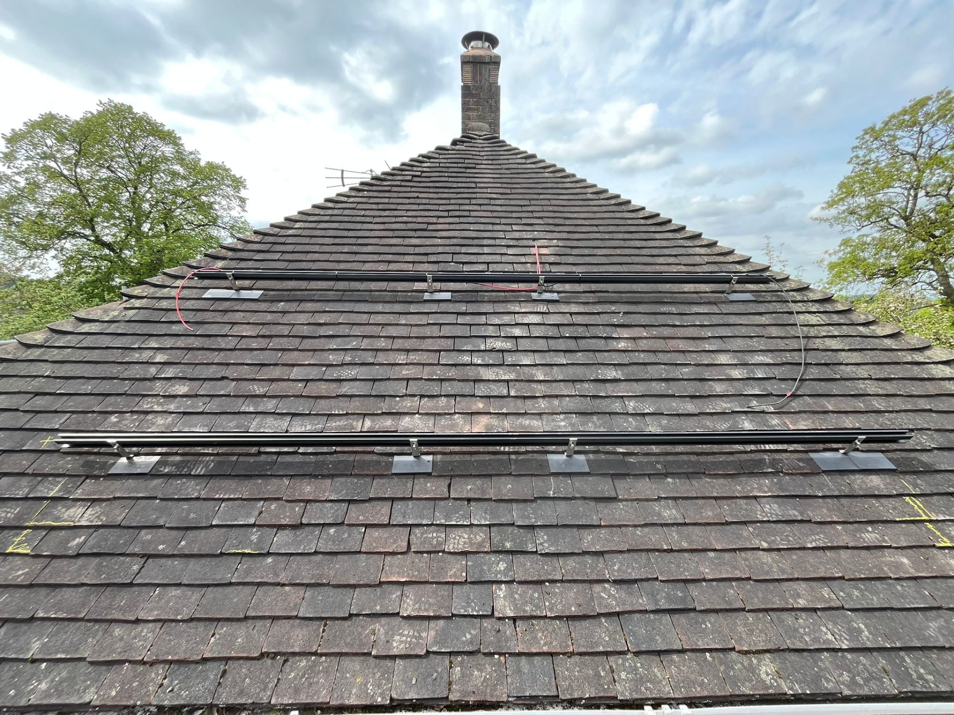 Solar panel mounting installation — Makse Electrical & Renewables project photo