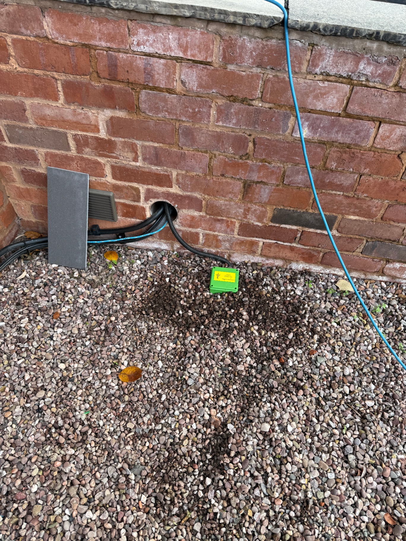 Solar panel installation cable run — Makse Electrical & Renewables project photo